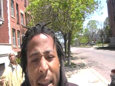 R.I.P Larro A.K.A Pac Man showing off his Dro  City tatto in 2007 Streets of Chicago