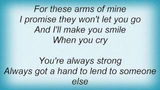 Faith Hill - When You Cry Lyrics