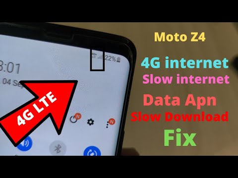 Motorola Moto Z4 Internet Settings Slow Data settings Hindi Urdu