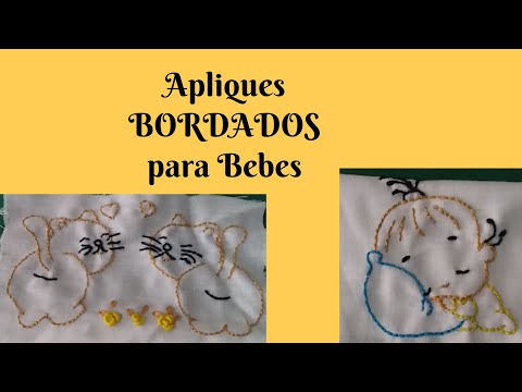 Apliques Bordados Para Bebes |Embroidered Appliques For Babies