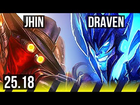 JHIN & Pyke vs DRAVEN & Leona (ADC) | EUW Diamond | 25.18