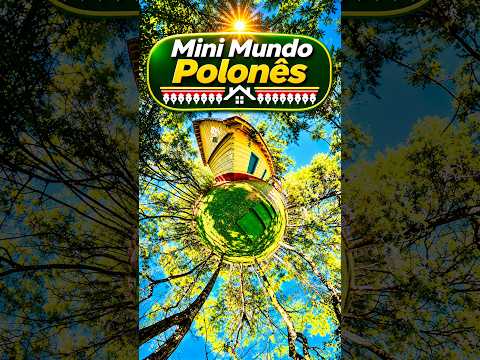 Conheça um pedacinho da Polônia em formato Mini Mundo - Araucária - Parque Cachoeira.