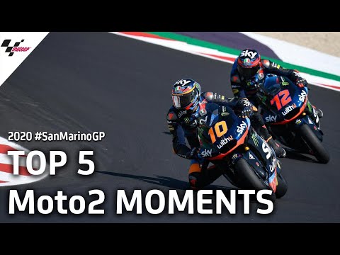 Moto2 サンマリノGP 気になるレースシーンTOP5を集めたレースハイライト動画