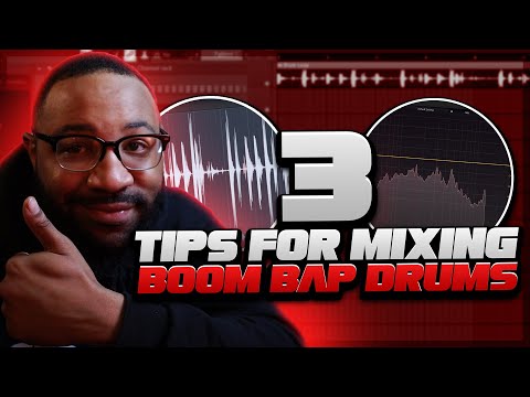 3 tips 🔥 for mixing boom bap drums 🔥
