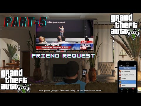 Grand Theft Auto 5 4k ultra graphics Gameplay part -5||friend request#gta5#walkthrough#gameplay#like