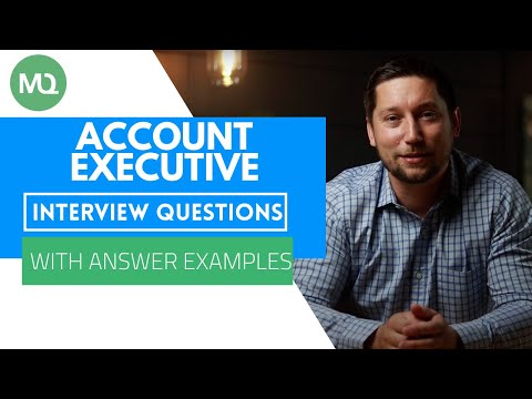 Account Executive Interview Questions with Answer Examples