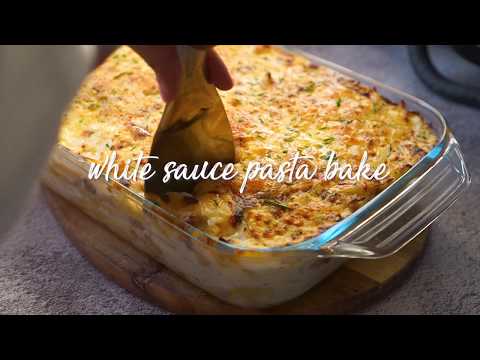 [ASMR] White Sauce Pasta Bake | Creamy Bechamel Pasta Casserole