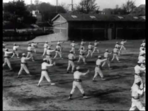 1901 French Martial Art (Savate) 4 Faces Drill (Kata) - Lorient  France