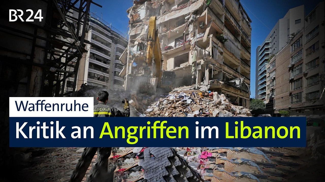 Waffenruhe: Kritik an Angriffen im Libanon | BR24