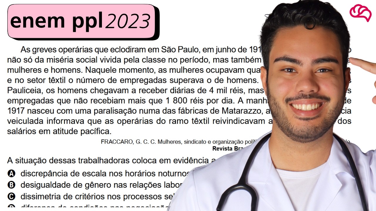 Resolução em Vídeo — Questão 54 ENEM 2023 PPL