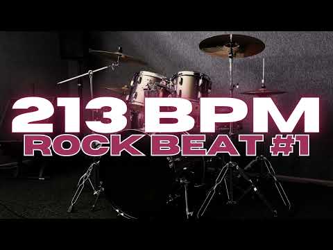 213 BPM - Rock Drum Beat - Loop 1