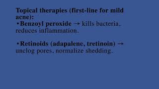 Acne; Causes, Treatments; Skin Care