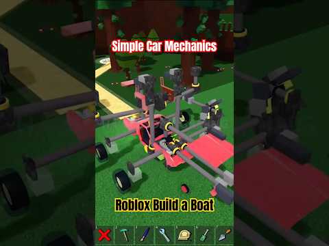 Simple Car Mechanics in Roblox Build a Boat for Treasure by HawkesDad Gaming #roblox #babft