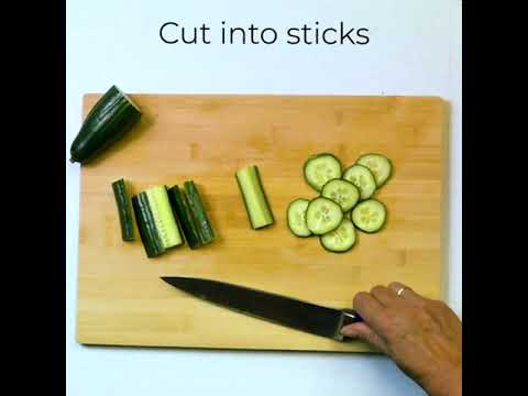 , title : 'How to Cut a Cucumber | Empower to Cook x One Can Trust'