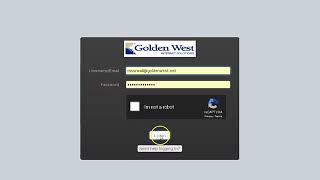 Golden West Webmail Tutorial-Login and reCAPTCHA
