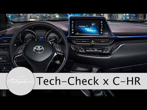 Tech-Check mit dem Infotainment des neuen Toyota C-HR - Autophorie