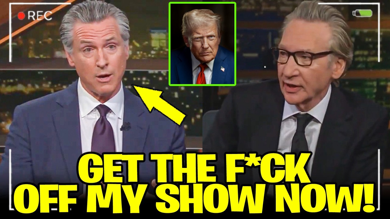 Bill Maher STOPS SHOW to INSULT Live Audience & Newsom for Wanting Trump DEAD