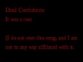 Dead confederate-It was a rose