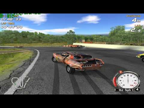FlatOut Walkthrough Part 28 - Gold: FairGrass Challenge