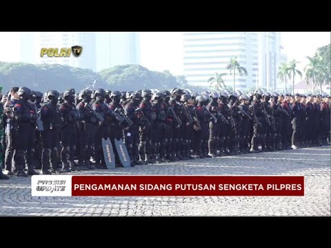 PRESISI UPDATE : PAM SIDANG PUTUSAN SENGKETA PILPRES 2024 APEL PAGI 22/04/2024 10.00