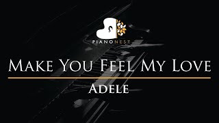 Download lagu Adele - Make You Feel My Love - Piano Karaoke Instrumental Cover with Lyrics mp3