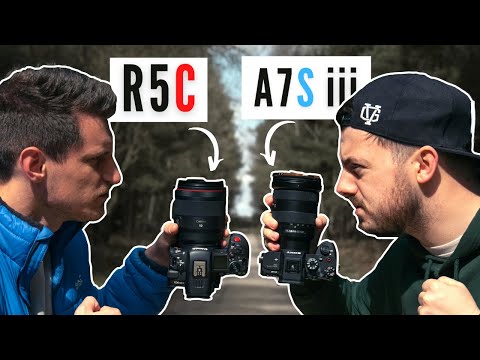 Canon R5C vs Sony A7siii Video COMPARISON FOOTAGE
