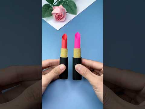 Diy Paper Lipstick | Origami Lipstick | Lipstick | #diylipstick #lipstick #origamilipstik