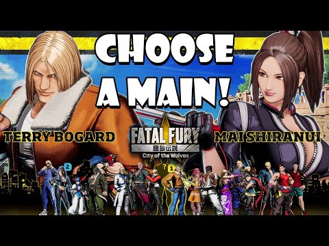 Fatal Fury: City of the Wolves - How to Choose your Main Character!