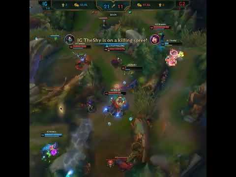 TheShy Making Highlight Reels on Akali (2019) | League of Legends Esports Moments #Shorts