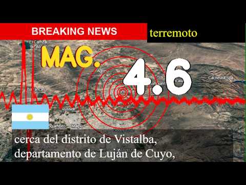 😱🚨 Terremoto Hoy: ¡Justo Ahora! Magnitud 4,6 Cerca Cerca Del Distrito De Vistalba, Departamento De L