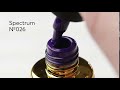 FOX Spectrum gel varnish No. 026 (purple, enamel), 7 ml