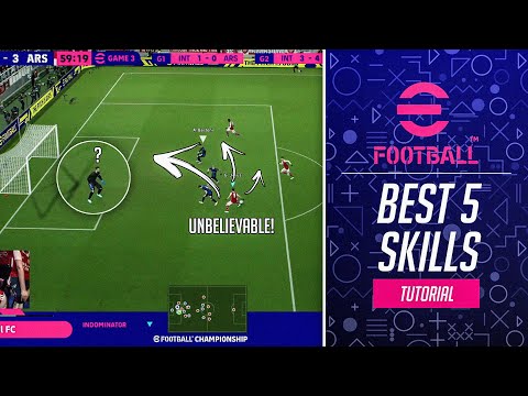 eFootball™ 2023 | THE ONLY 5 SKILLS YOU NEED TO KNOW (Tutorial)