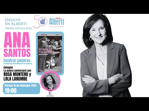 Ana Santos, directora de la Biblioteca Nacional, celebra el Día de las Escritoras con Efeminista