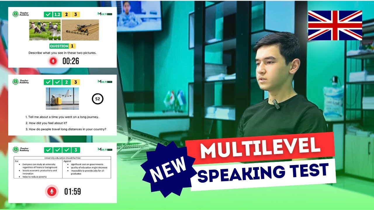 New Multilevel Speaking Test. Student: Hojiakbar #multilevel #speaking #test #newformat #2025 #cefr