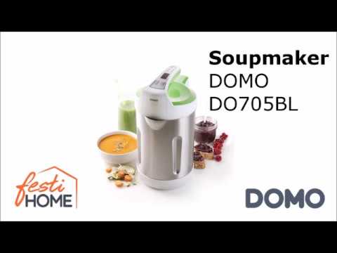 Cuisine facile, vos soupes en 20 min avec le soupmaker DOMO DO705BL