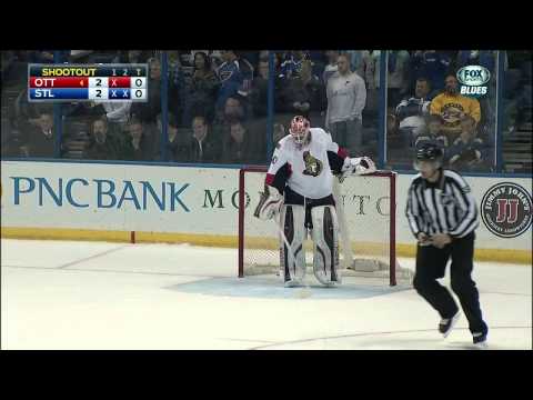 Full shootout Ottawa Senators vs St. Louis Blues Nov 25 2014 NHL