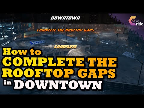 How to Complete the Rooftop Gaps in Downtown - THPS 1+2
