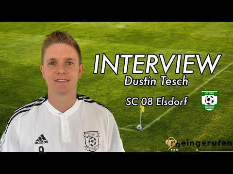 Dustin Tesch die Nummer 9 vom SC 08 Elsdorf bei uns zum Interview