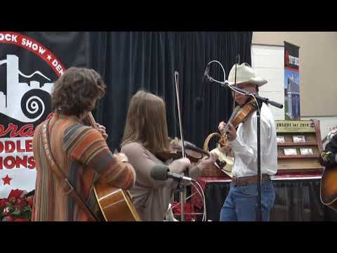 Twin Fiddle Division Winners - Leah Sawyer and Ridge Roberts - 2019 Colorado Fiddle Championships