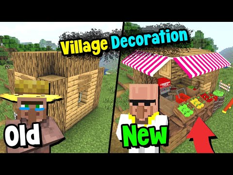 Minecraft Village Transformation with OP Mod