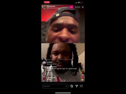 Hitman Holla & Calicoe HEATED Argument on Instagram Live