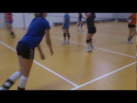 Donitas Dames 3 training 18-10-2012 Aanloop (deel 1)