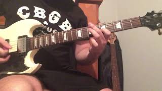 Iggy and the Stooges “penetration” guitar *new version + slowed down “lesson” on my page #shorts