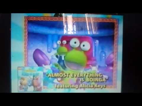 Commercial frame focused on the CD artwork and track callouts like Boinga and Lady in Pink