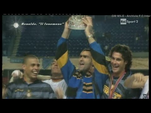 1997-98 (Fin Coppa UEFA - 06-05-1998) Lazio-INTER 0-3 [Zamorano,J.Zanetti,Ronaldo] Servizio TGS RS2