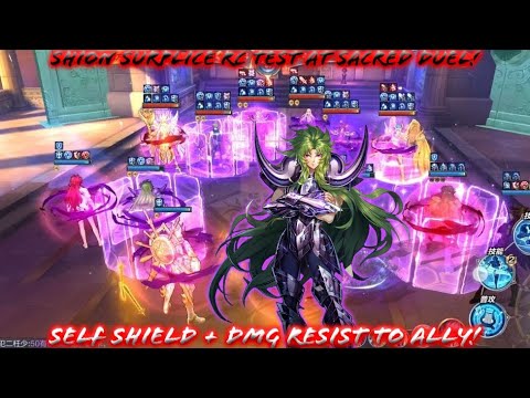 Saint Seiya: Awakening - Shion Surplice RC from CN Sacred Duel! Shield to Himself + Dmg Resist!