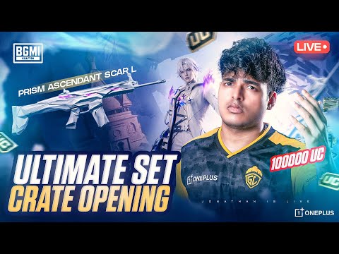 100,000 UC SOULBOUND SCAR-L OPENING | JONATHAN IS BACK! | BGMI