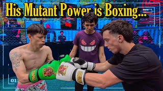 His Mutant Power is apparently Boxing