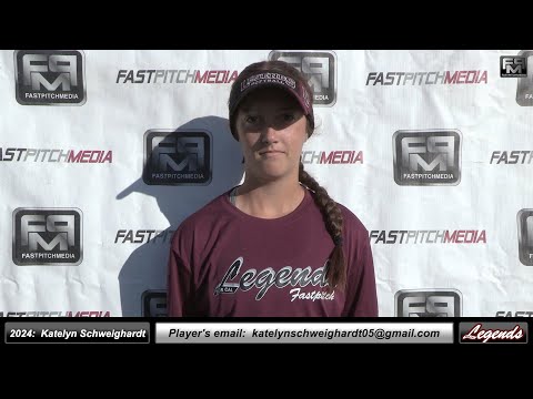 2024 Katelyn Schweighardt 4.14 GPA - 3rd & 1st Base, Shortstop Softball Skills Video -Norcal Legends