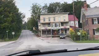 Driving through Londonderry Vermont